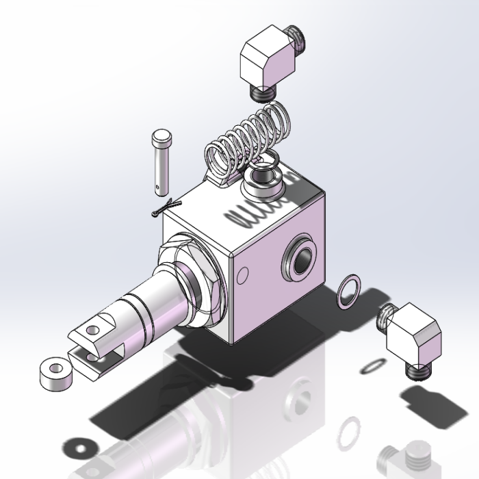 学员作品：装配图二维绘图