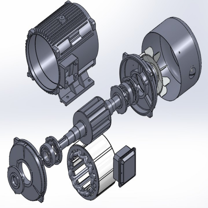 学员作品：通过式抛丸机